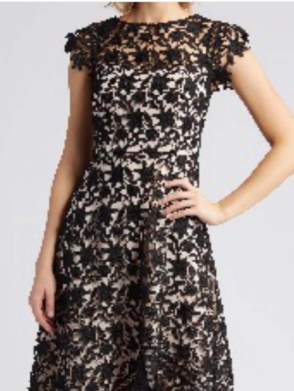 Eliza J. black lace dress. size 8